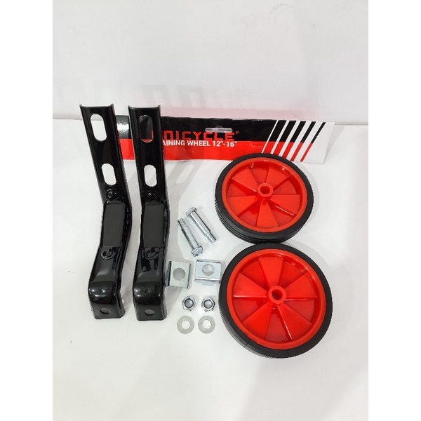 Roda Samping/bantu sepeda anak 12&amp;16inch Unicycle