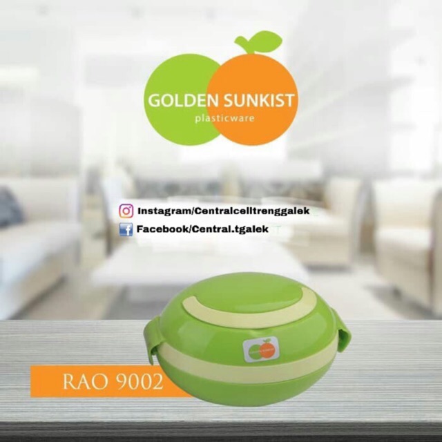 Golden sunkist Rantang oval RAO 9002