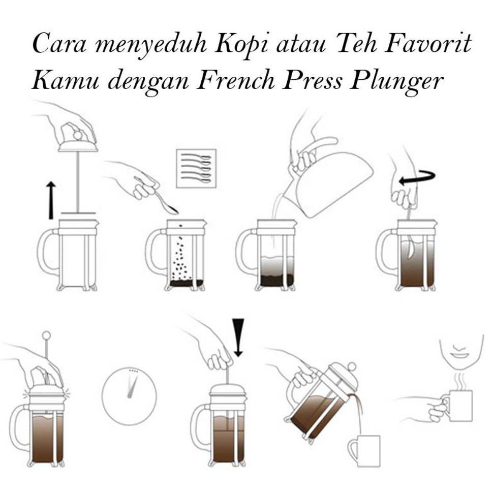 Hot Sale French Press Coffee French Press Coffee Maker French Press 350Ml Plunger French Press