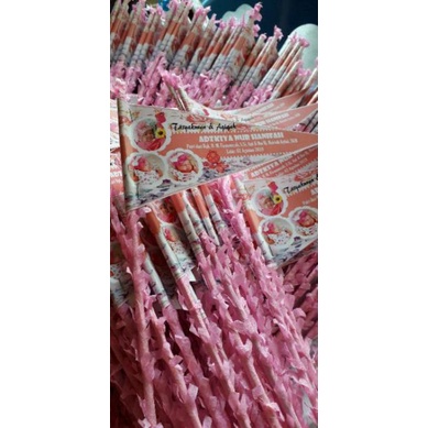 Bendera aqiqah murah unik (Sudah terpasang ditiangnya. gak perlu repot