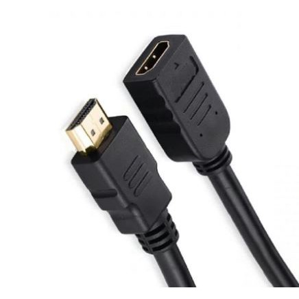 Cable hdmi extension 30cm gold 1080p full hd hdcp for pc laptop ps3 tv - Kabel hdtv male female 0.3m