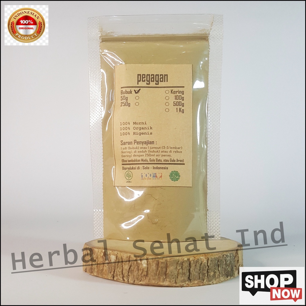 

PEGAGAN BUBUK 50 GRAM - Centella Asiatica - MURNI - JSR EXPORT