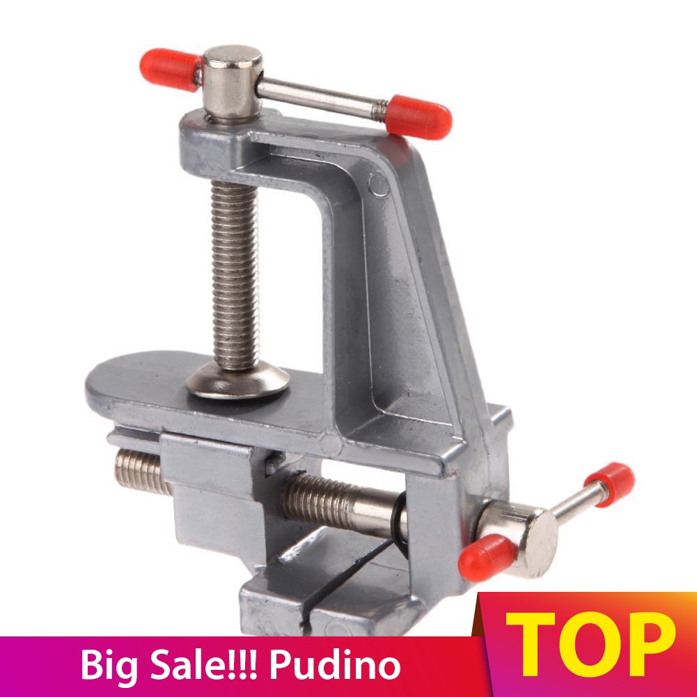 Pudino 35 Aluminum Miniature Small Jewelers Hoy Clamp On Table Bench Vise Shopee Indonesia