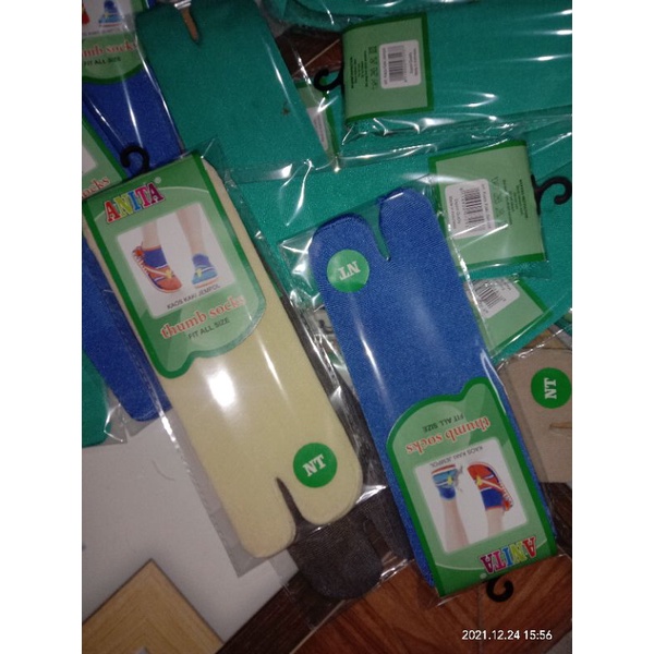 kaos kaki muslim jempol polos/motif  pendek semata mata kaki-5