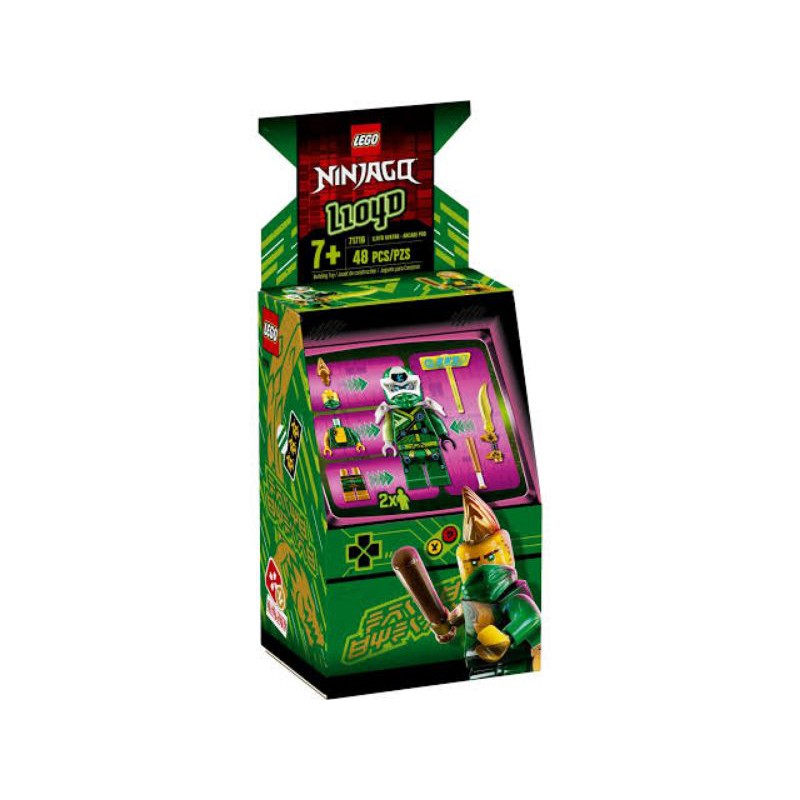 LEGO NINJAGO HIJAU LLOYD 71716 AVATAR ARCADE POD GREEN MAINAN ANAK LAKI LAKI TOY NINJA KIDS TOYS KID