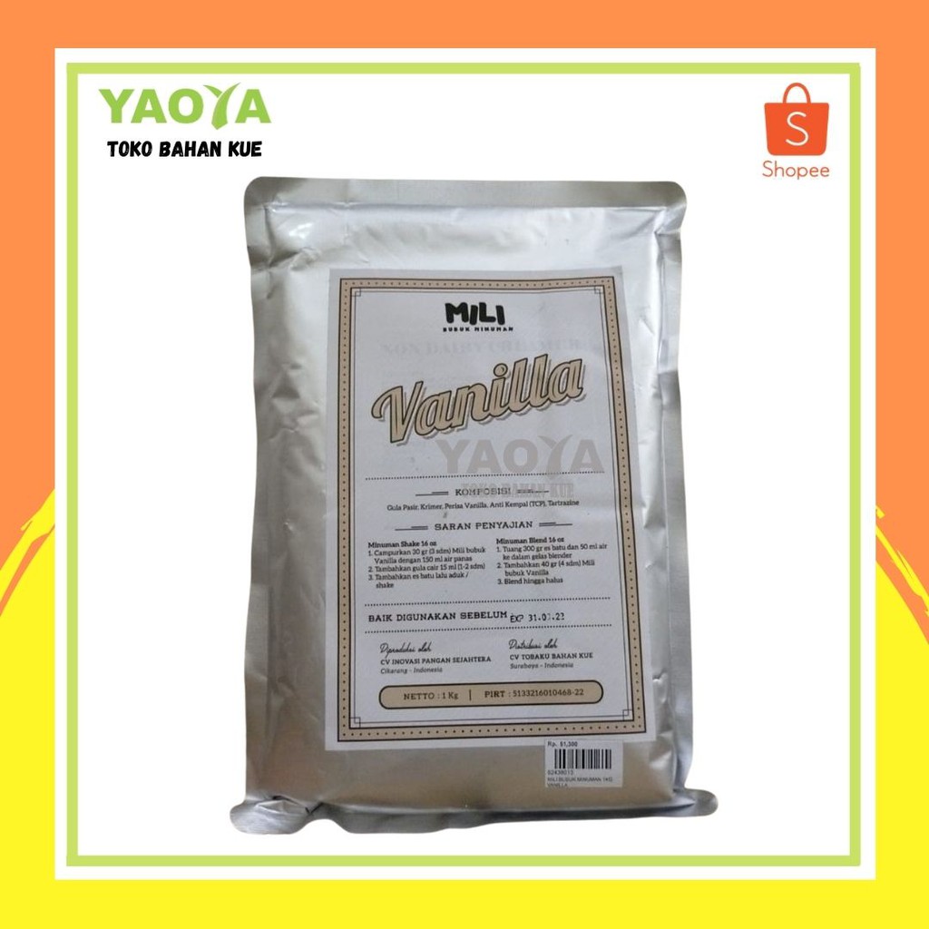 MILI BUBUK MINUMAN 1KG VANILLA