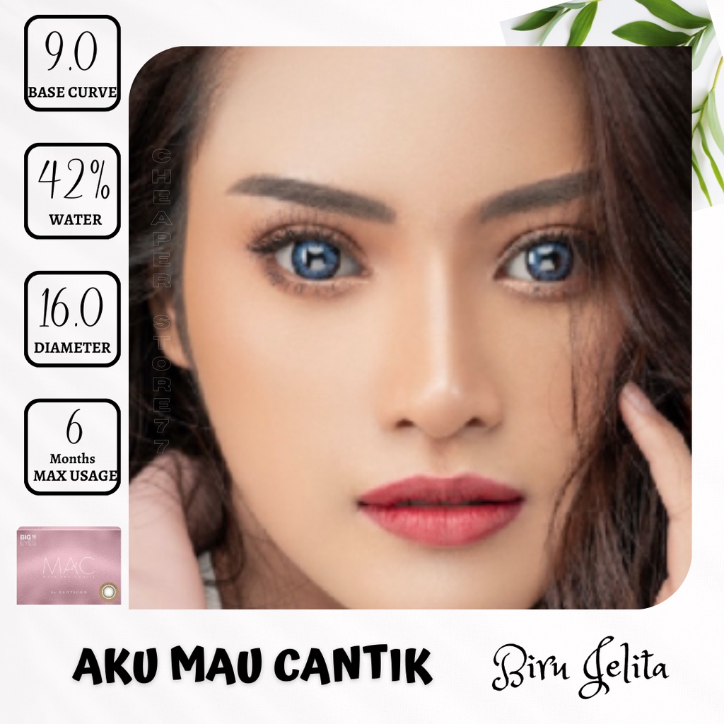 SOFTLENS X2 MAC / MATA AKU CANTIK  ( BIG EYES ) - NORMAL