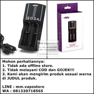 EFEST SODA CHARGER DUAL SLOT AUTHENTIC