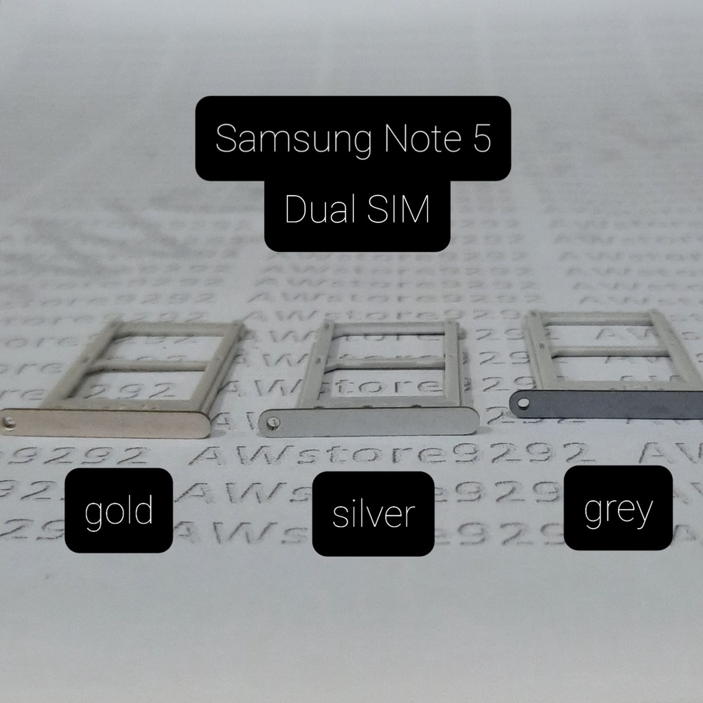 Slot Tempat Dudukan Kartu Simcard Sim card Lock Simtray SAMSUNG NOTE 5 DUAL SIM sim tray Samsung Note 5 Dual Sim