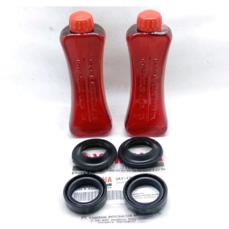 PAKET SEAL SHOCK + SEAL ABU + OLI SHOCK MIO (MOTOR BEBEK MATIC YAMAHA)