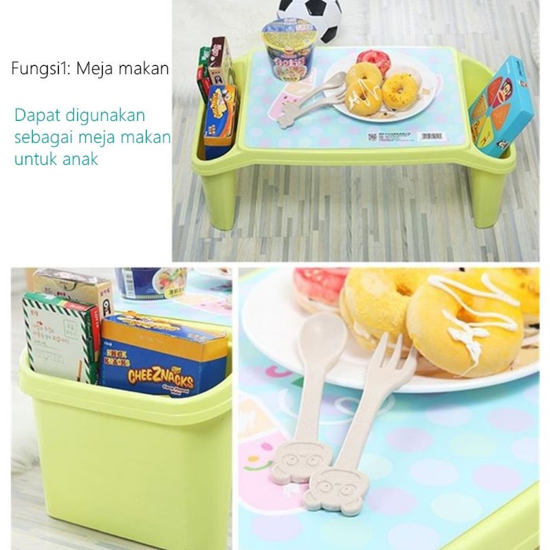 MJ88 Ready Meja Belajar Anak karakter Plastik / meja tablet ipad Laptop /  Meja makan anak plastik multifungsi super murah