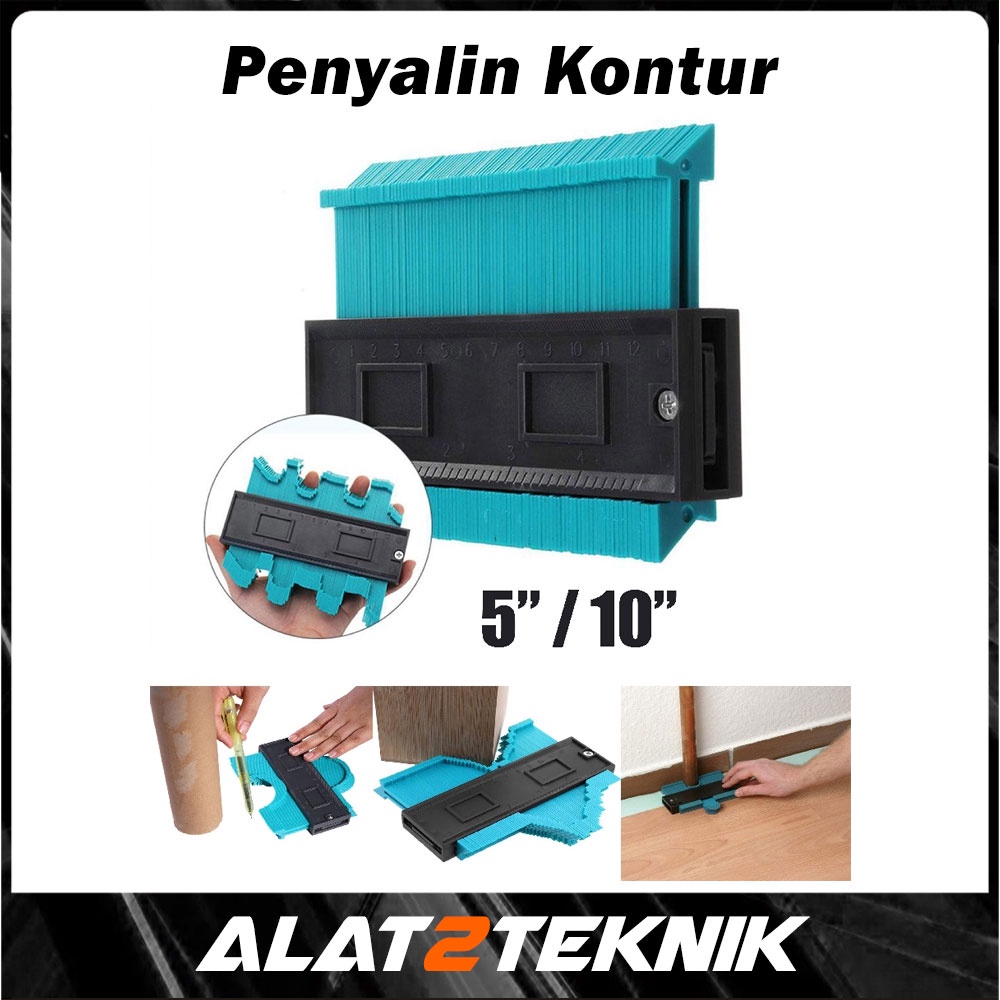 

Penggaris Mal Jiplak Kontur Alat Mal Duplikat Pola Bentuk Contour Keramik Gypsum