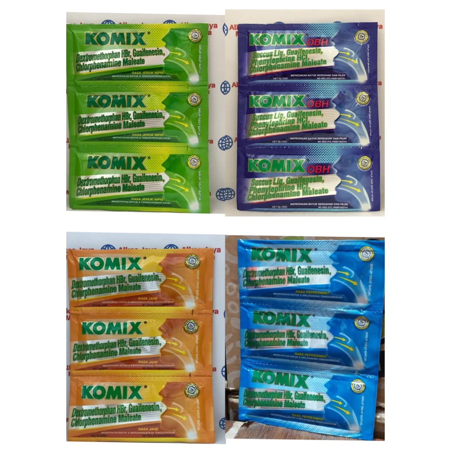 Komix Adults Obat Batuk Sachet (3 sachet)