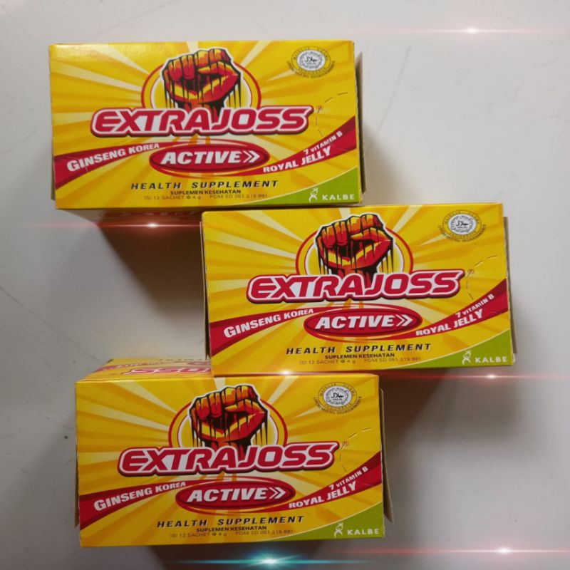 

extra joss active isi 12 pcs/sachet