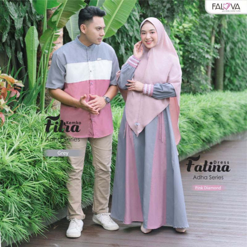 Sarimbit Fitra Fatina by Falova bahan Toyobbo Koko dan Dress