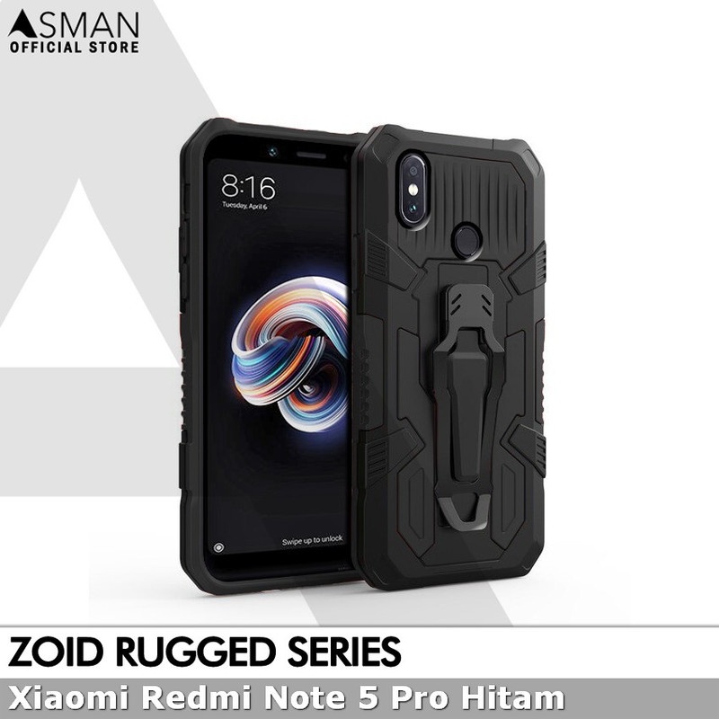 Asman Case Xiaomi Redmi Note 5 Pro Zoid Ruged Armor Premium