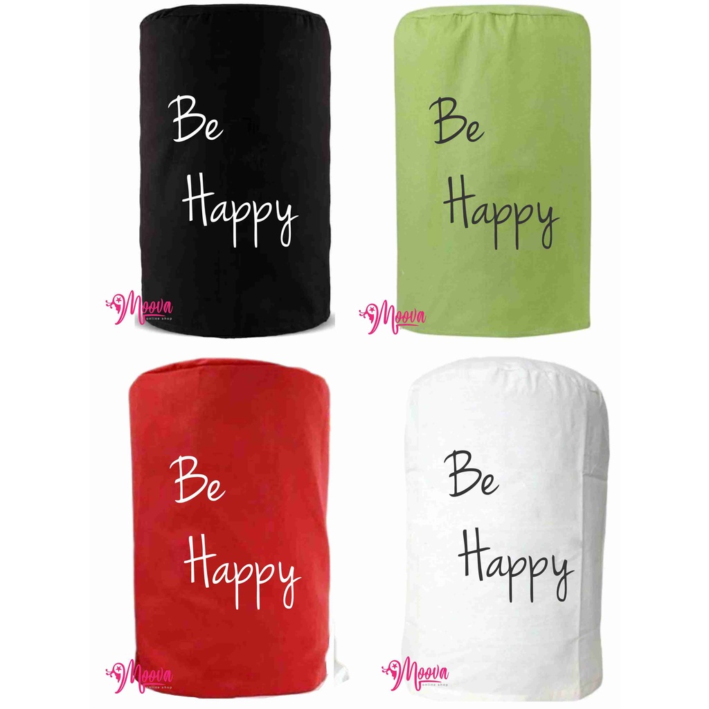 Cover Galon/Sarung Galon/Tutup Galon Motif Be Happy  Sablon Keren