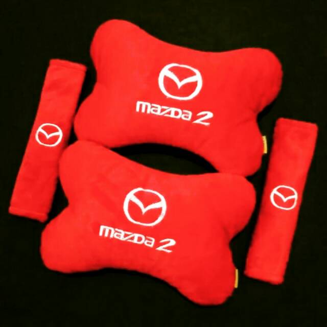 Bantal mobil Mazda 2 aksesoris interior mobil Mazda 2