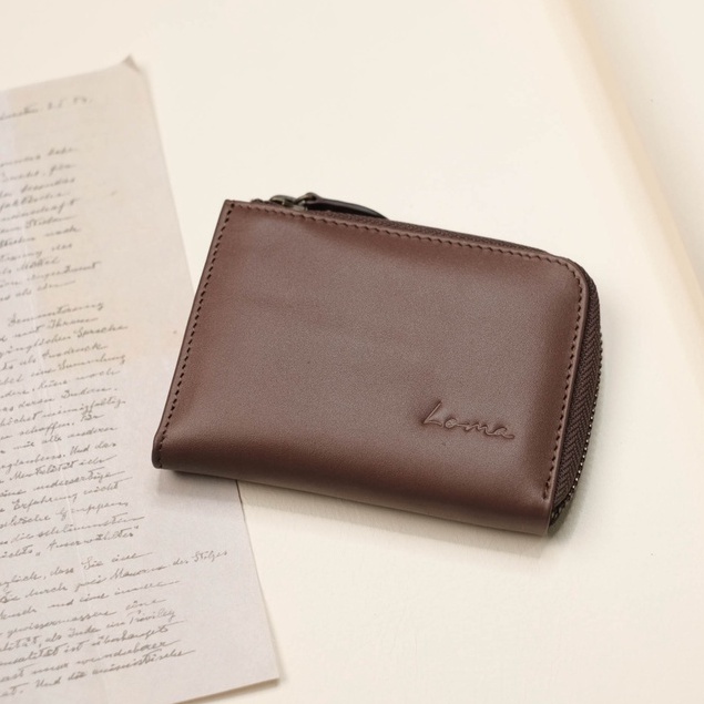 Shoeka - Dompet wanita kulit asli - Dompet Wanita Kecil - Mily Series-Cognac