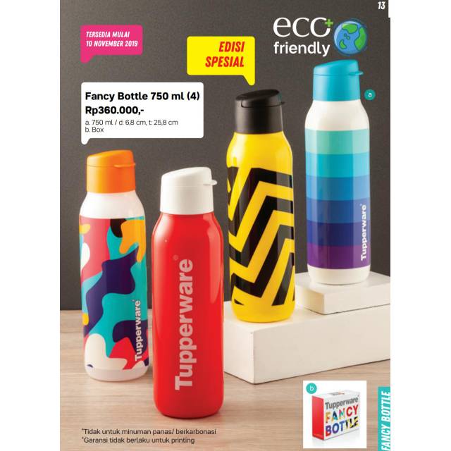 Tupperware Fancy bottle set