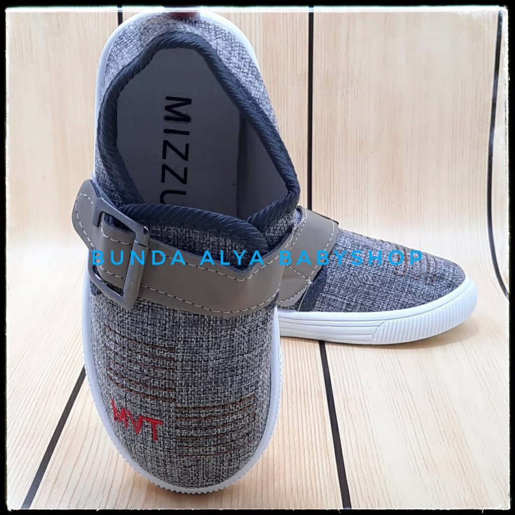 Sepatu Anak Laki Laki IMPORT 1 - 7 Tahun ABU ABU Sepatu Anak Cowok Premium MVT Size 21 - 35