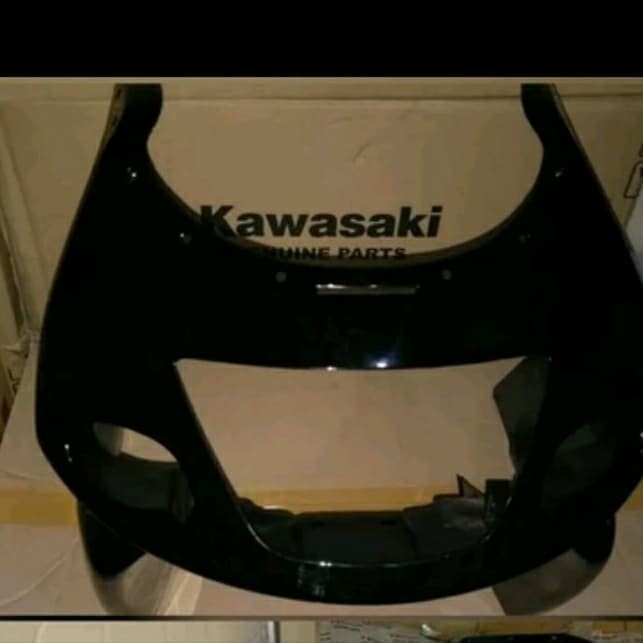 Fairing Atas Batok Lampu Ninja RR Old Hitam