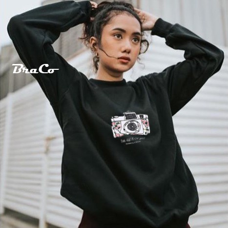 Camera Sweater - Sweatshirt Wanita