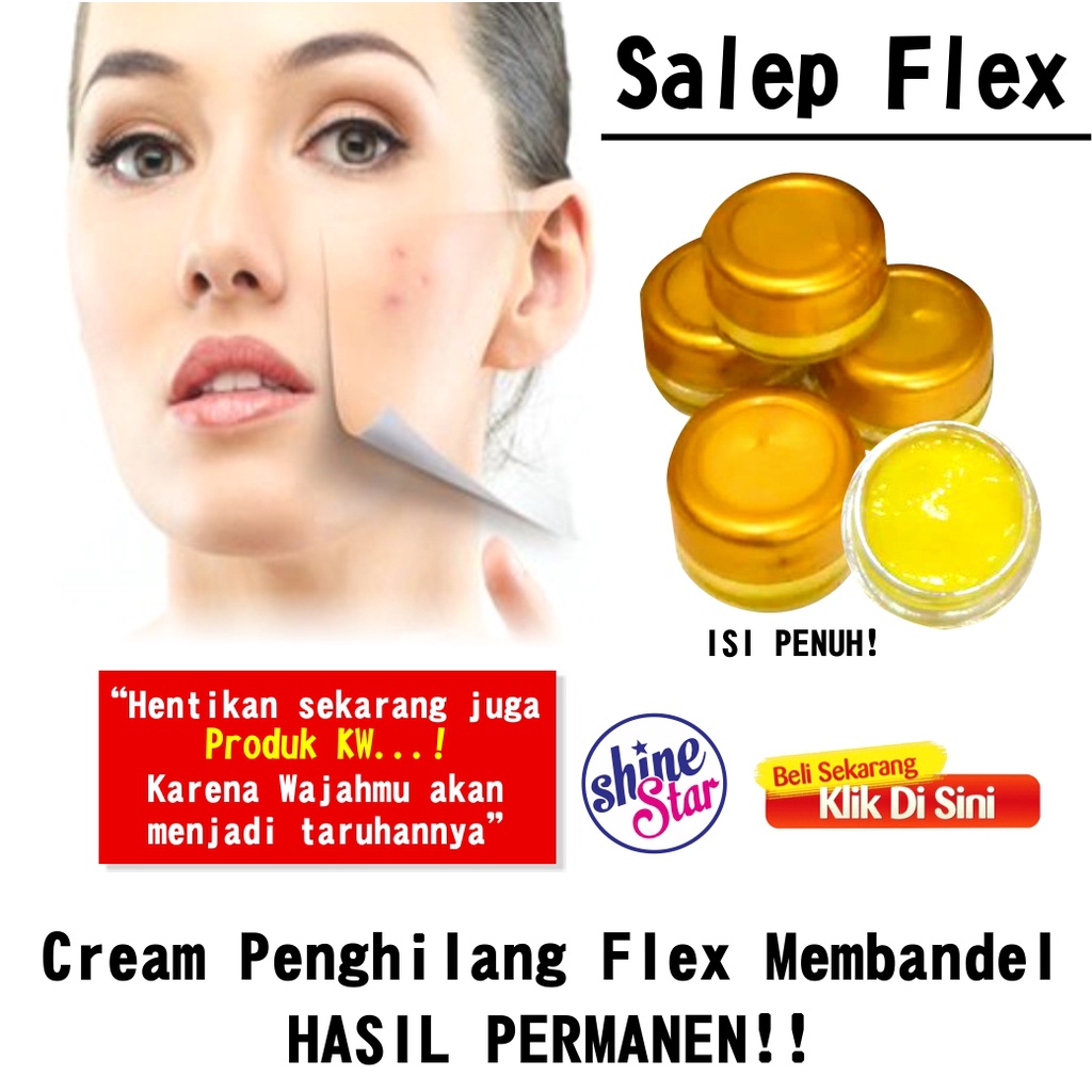 SHINE STAR - Salep Flek Hitam Membandel - SalepFlek Melasma Untuk Menghilangkan Flex Hitam / Salep Flex Hitam