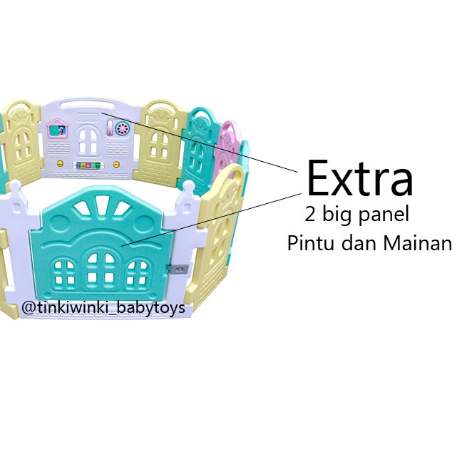 Parklon castle Extra panel besar door dan mainan (isi 2 panel)