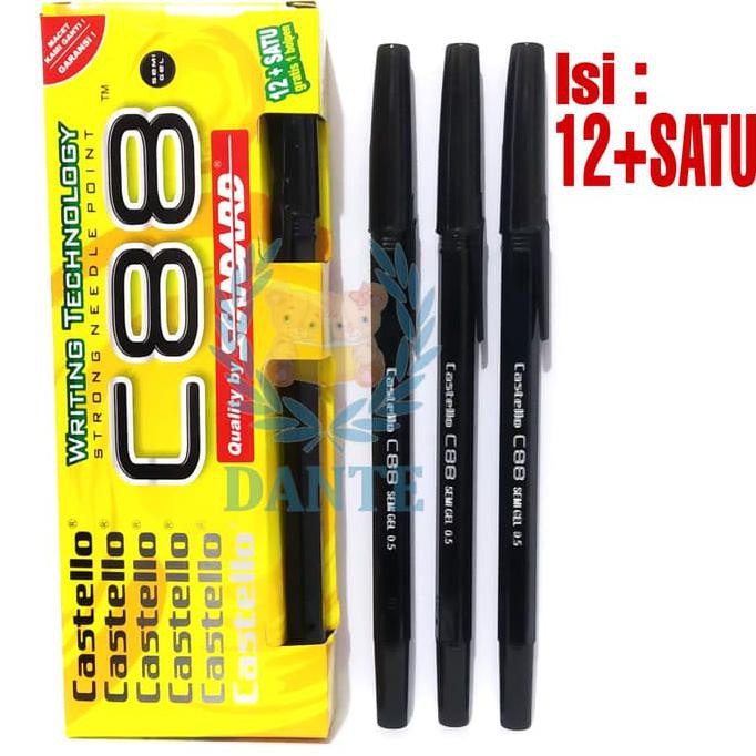 

Pulpen Standard Castello C88 Murah per Lusin