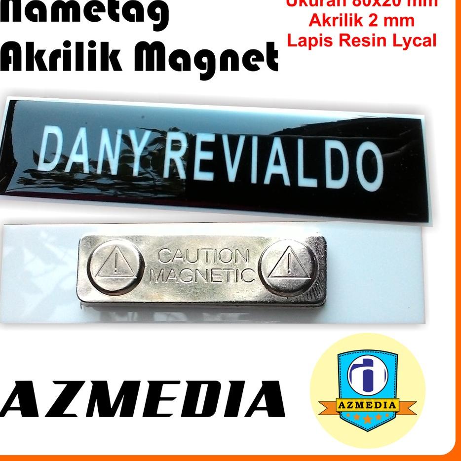 

ㄻ Nametag Nama Dada Akrilik Magnet ||QYAND Sedang populer