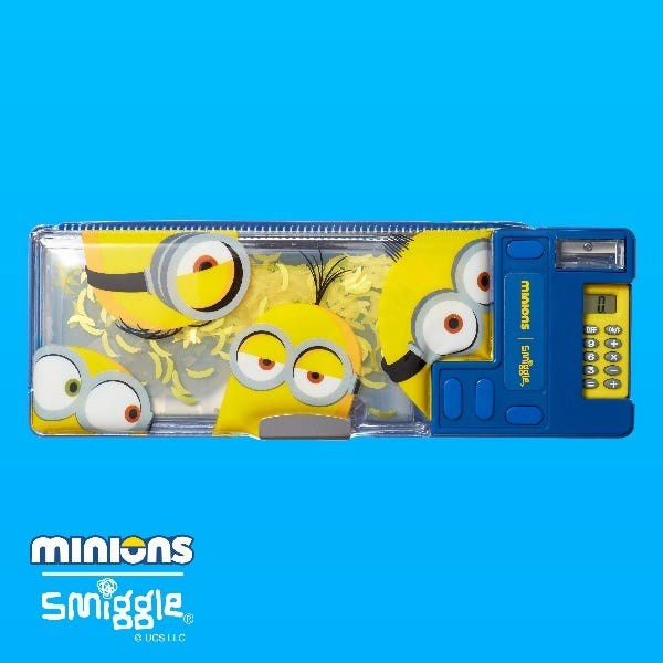 

Limited Smiggle Minions Pop-Out Pencil Case - Minions Collection,Tempat Pensil Trendi