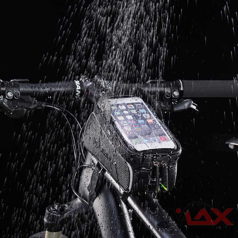 Tas Sepeda Waterproof untuk 6.0 inch HP Smartphone olahraga aksesoris elektrik MTB bicycle lipat