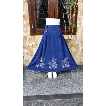 Rok Jeans Wanita / Rok Panjang Wanita / Rok  Murah / Rok Cantik