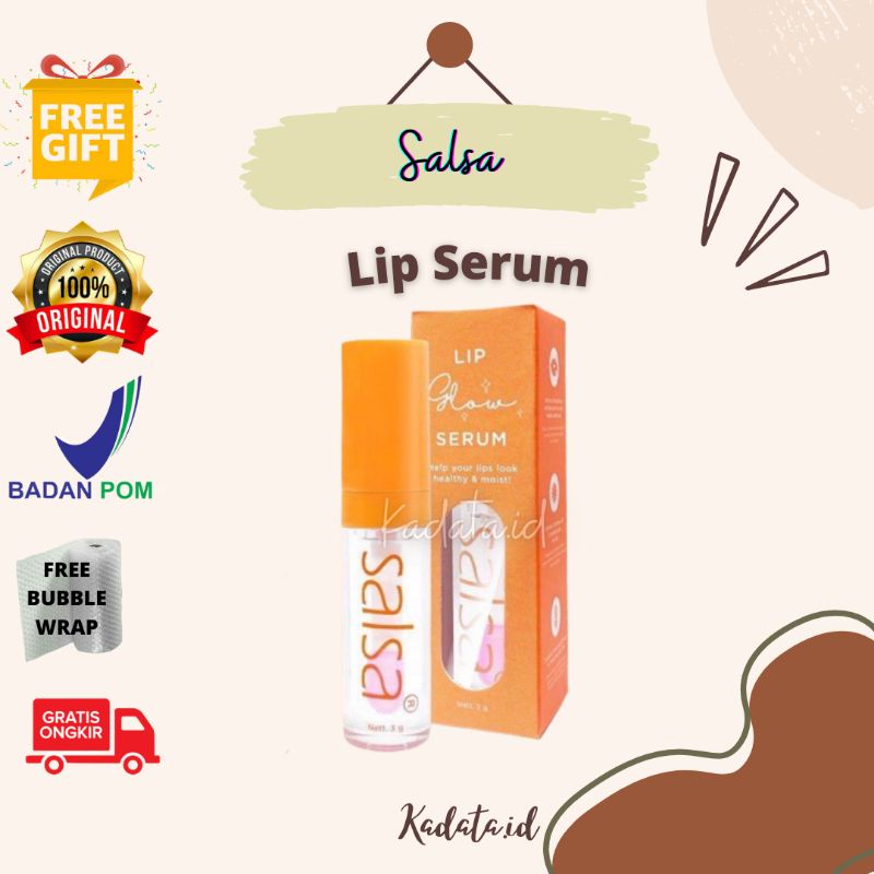 SALSA LIP GLOW SERUM | LIP SERUM SALSA | SERUM BIBIR | LIP SERUM | SALSA | PENCERAH BIBIR | LIP BENI