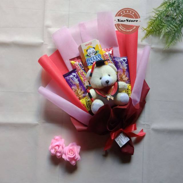 Buket snack boneka// buket snack //Buket termurah// buket jajan// Buket boneka//hadiah