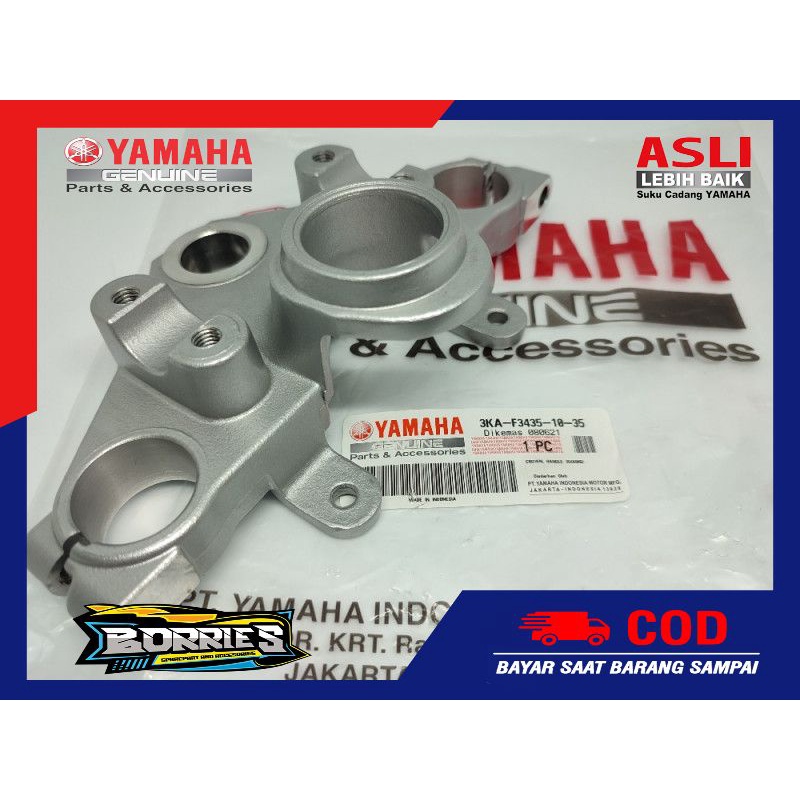 Segitiga Atas Dudukan Stang Stir Yamaha RX King Tahun Muda New Original 3KA-F3435-10-35