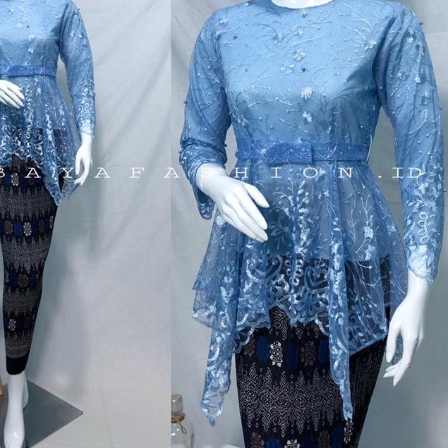 Kebaya Modern / Stelan Kebaya brukat / Kebaya remaja kekinian / Kebaya brokat / Atasan Kebaya Brukat