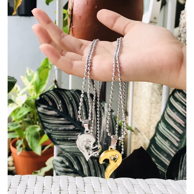 kalung bestie hati (free 1 pcs sticker
