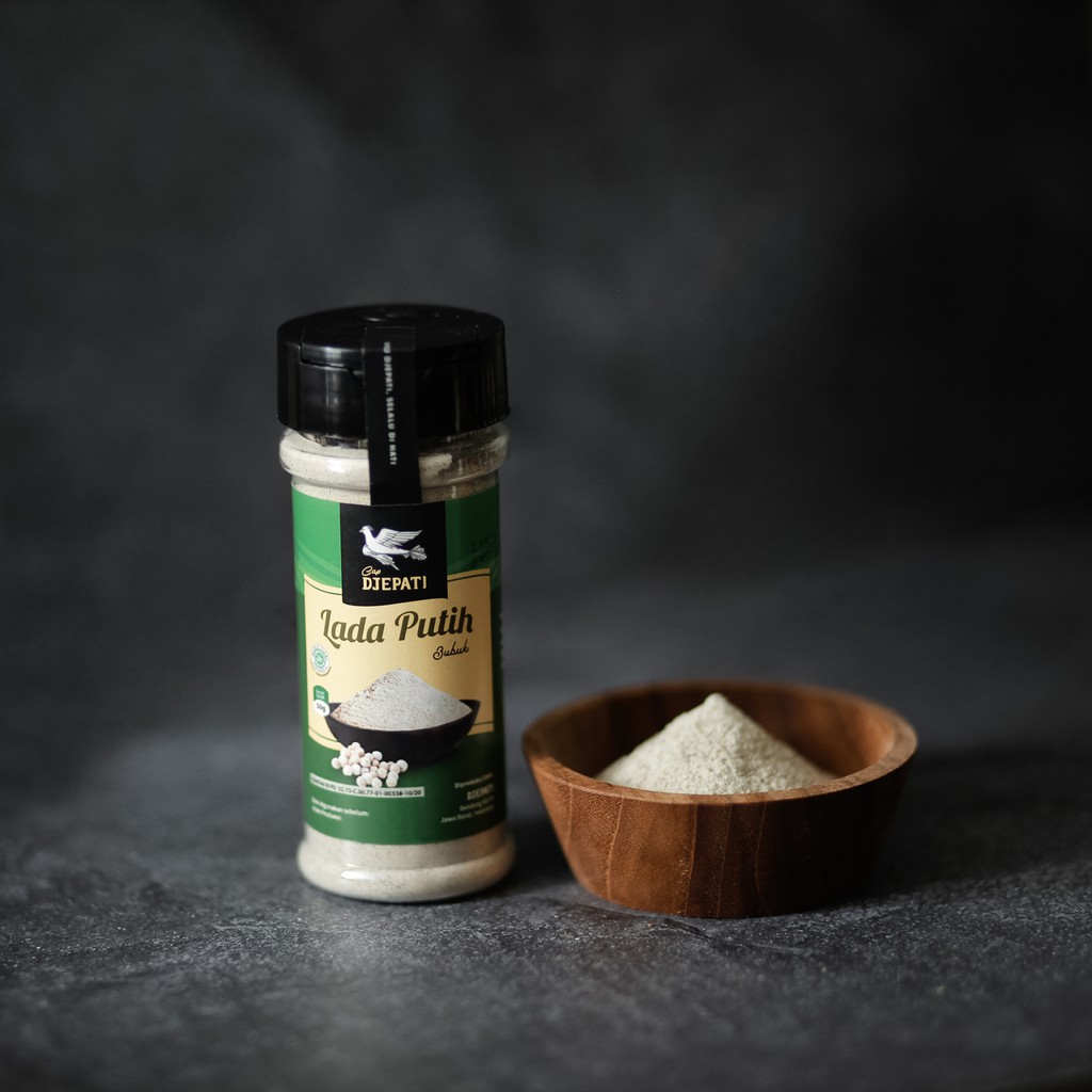 

Lada Putih Bubuk Botol Premium 50 Gr Cap Djepati (Jepati)