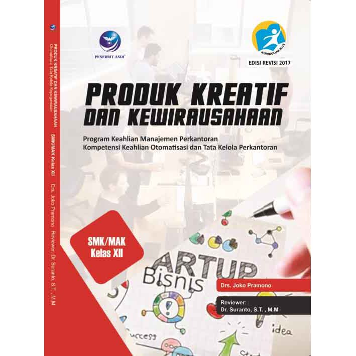 Produk Kreatif Dan Kewirausahaan Otomatisasi Tata Kelola Perkantoran Smk Mak Kelas Xii Joko Pramono Shopee Indonesia