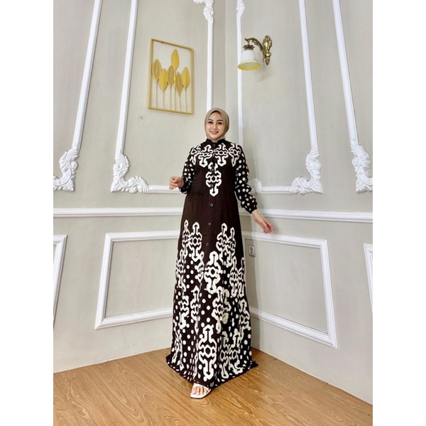 Gamis Rayon Super CandiMekar Malaman Ori
