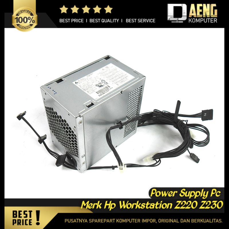 Psu Power Supply Power Suplay PC Merk Hp Workstation Z220 Z230 18 pin Original Murah