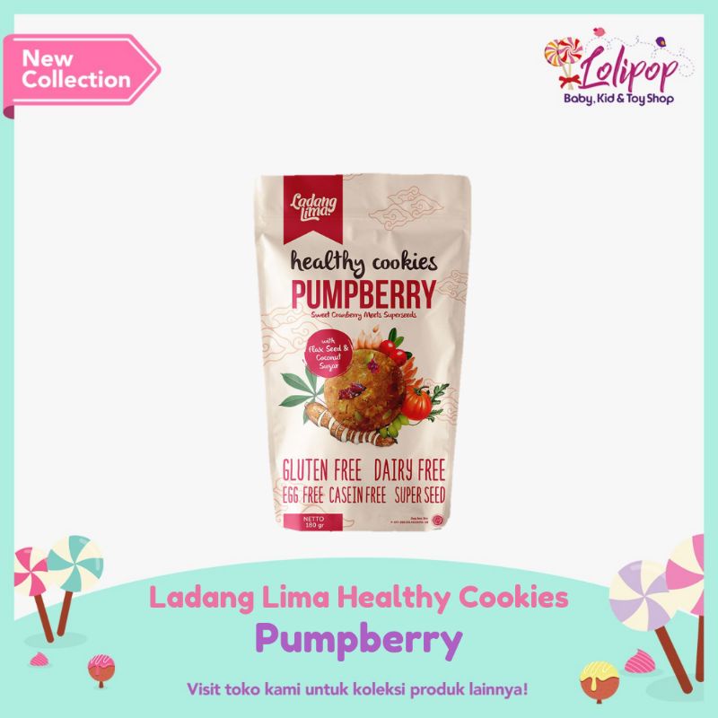 LADANG LIMA HEALTHY COOKIES PUMPBERRY 180gr