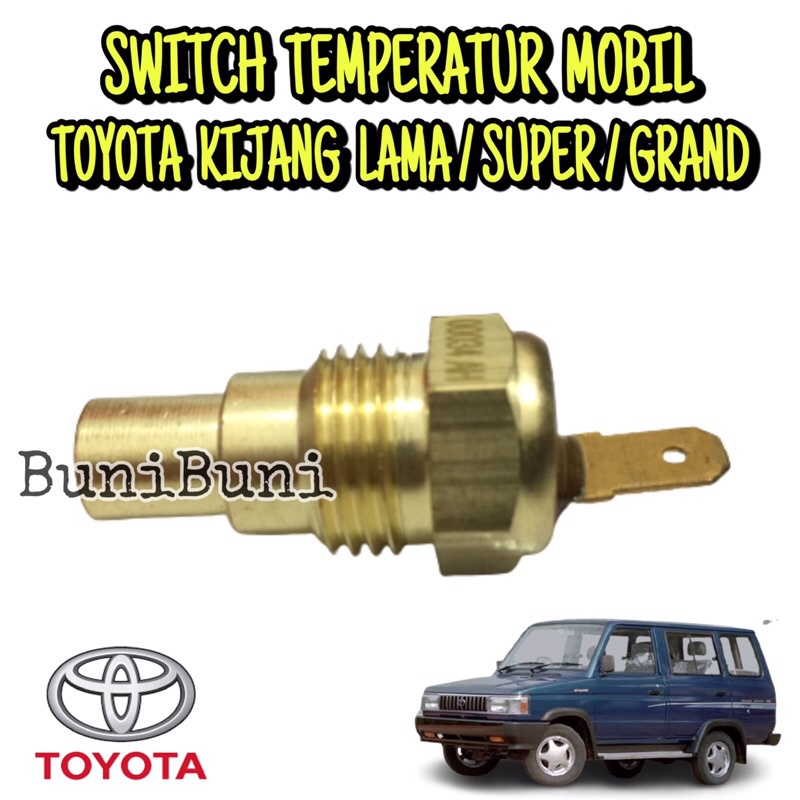 Switch Temperatur / Sensor Suhu Air Panas Mobil Toyota Kijang Lama 4K / Super 5K / Grand 7K Universal