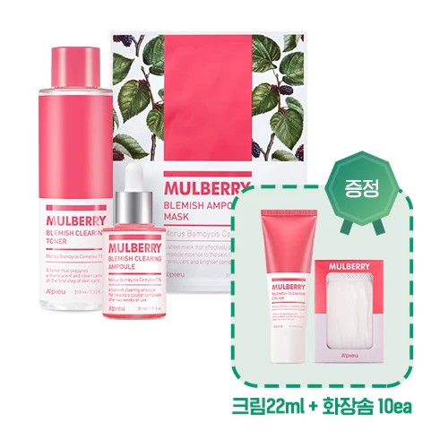 Apieu Mulberry Blemish Clearing Special Set