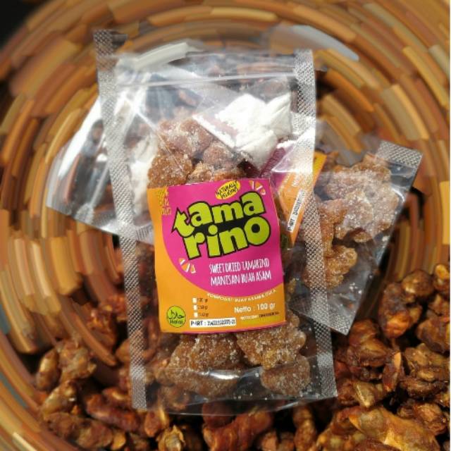 

Tamarino Manisan Buah Asem kemasan standing pouch