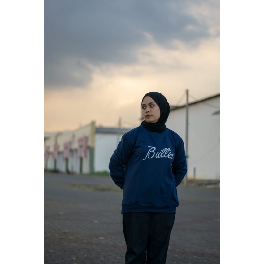 BUTTER SWEATER CREWNECK TEBAL / SWEATER UNISEX