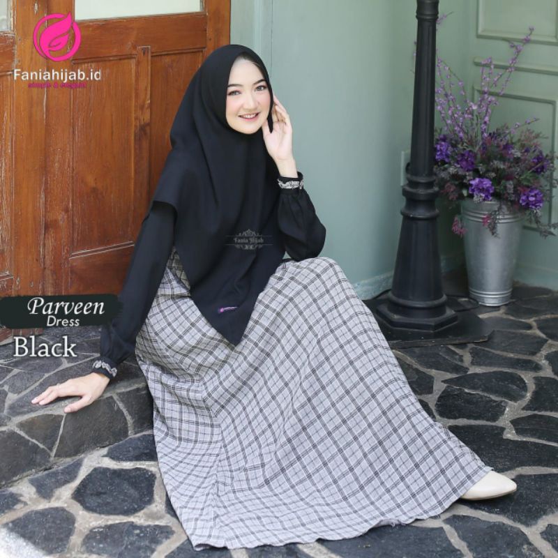 PARVEEN DRESS BY FANIA HIJAB (S-XXL)
