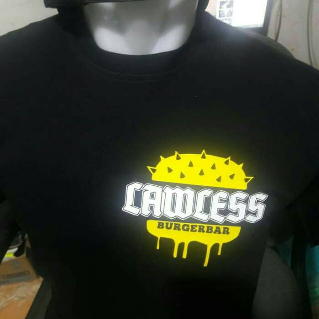 Tshirt Kaos Lawless Burgerbar Shopee Indonesia